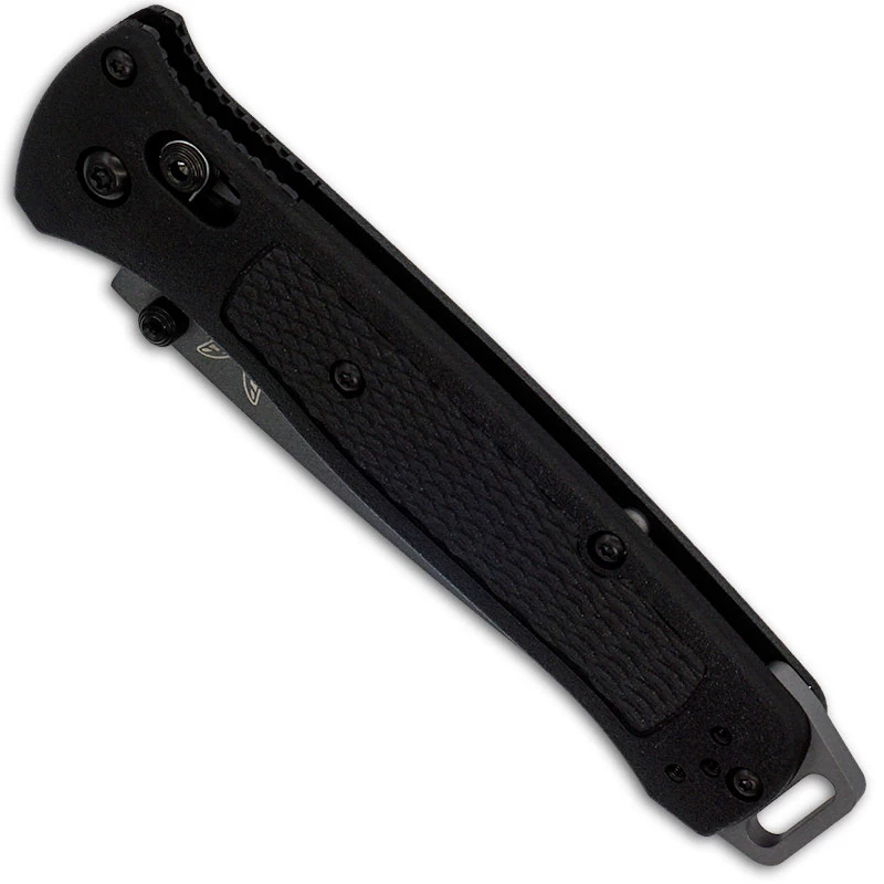 Benchmade 537GY Bailout Knife Gray Cerakote 3V Tanto Black Grivory AXIS Lock Folder USA Made - Image 2