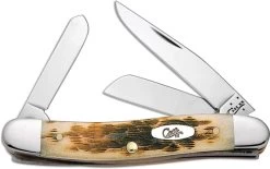 Case Medium Stockman, Amber Bone, CA-42
