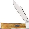 Case Mini CopperLock Knife 47127 - Yellow Curly Oak - 71749LSS
