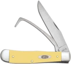 Case Equestrian's Knife 80163 Smooth Yellow SS 3254HPSS