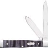 Case Small Swell Center Jack Knife 80543 - Purple Curly Maple Wood - 7225 1 / 2SS