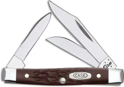 Case Small Stockman, Brown Synthetic, CA-81