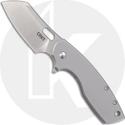 CRKT Pilar Large 5315 Knife Jesper Voxnaes EDC Wharncliffe Flipper Folder With Stainless Steel Handle