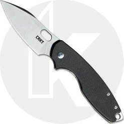 CRKT Pilar III 5317 - Jesper Voxnaes EDC - Satin Drop Point - Black G10 And Stainless Steel - Frame Lock Folder