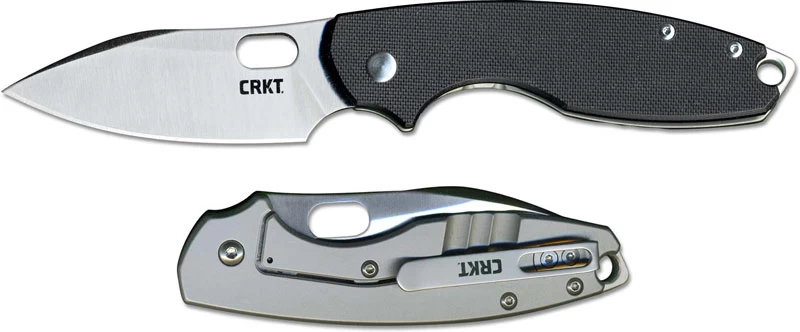 CRKT Pilar III 5317 - Jesper Voxnaes EDC - Satin Drop Point - Black G10 And Stainless Steel - Frame Lock Folder - Image 2