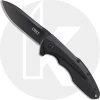 CRKT Caligo 6215 Knife TJ Schwarz EDC Black Spear Point Flipper Folder Aluminum IKBS Liner Lock