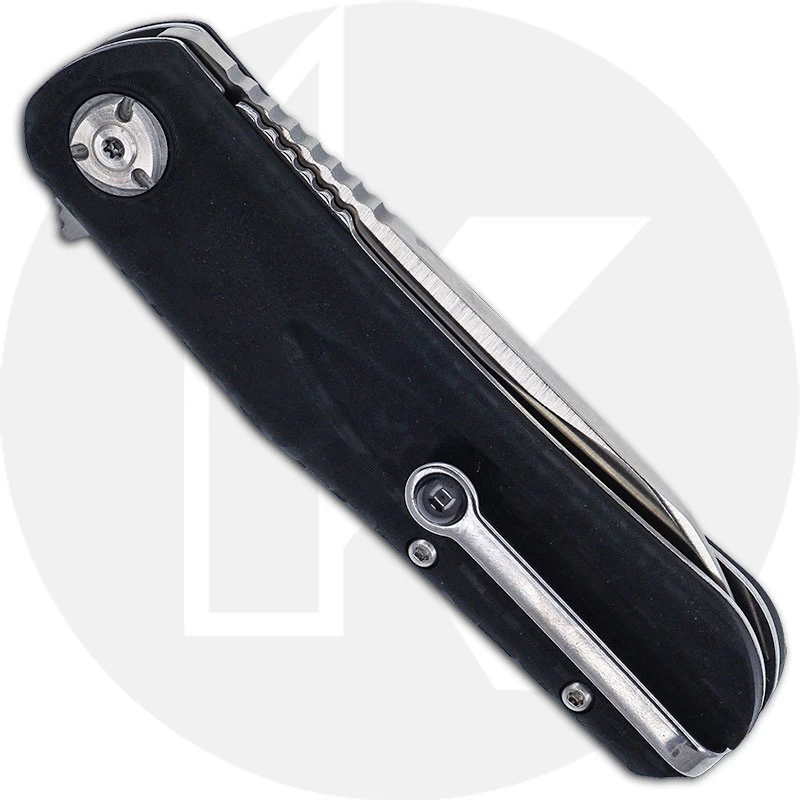 CRKT Mah-Hawk 6535 - Liong Mah Assisted EDC - Satin Drop Point - Black GRN - Flipper Folder - Image 3