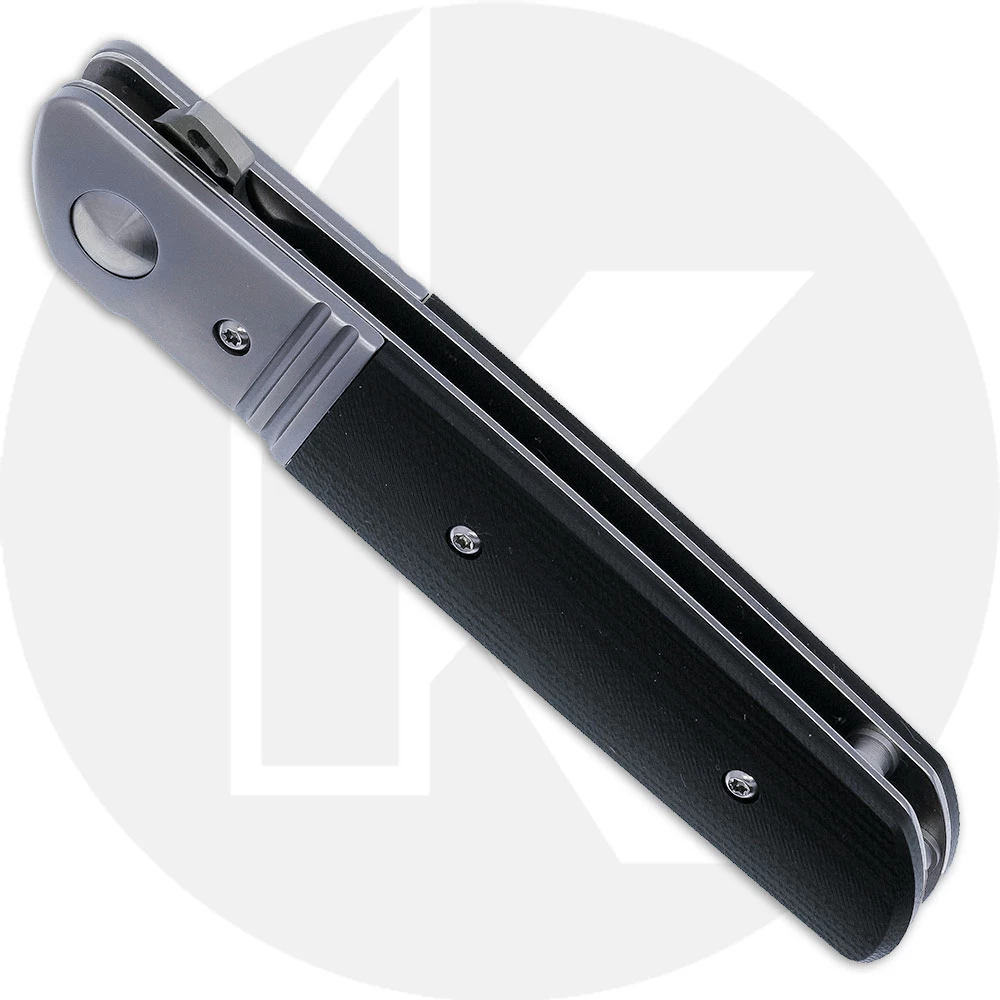 CRKT Bamboozled Assisted 5720 - Satin Drop Point - Black G10 With SS Bolster - Liner Lock Flipper Folder - Image 2