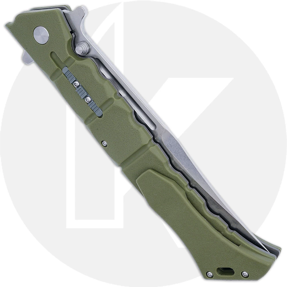 Cold Steel Large Luzon - Stonewash Clip Point - Olive Drab GFN - 20NQX-ODSW - Image 3