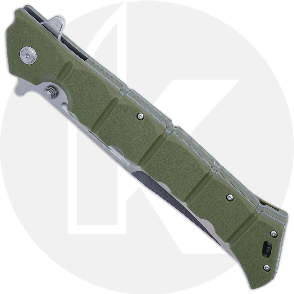 Cold Steel Large Luzon - Stonewash Clip Point - Olive Drab GFN - 20NQX-ODSW - Image 2