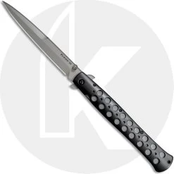 Cold Steel Ti-Lite 26B6 Knife 6 Inch S35VN Blade Open On Withdrawal With Aluminum Handle
