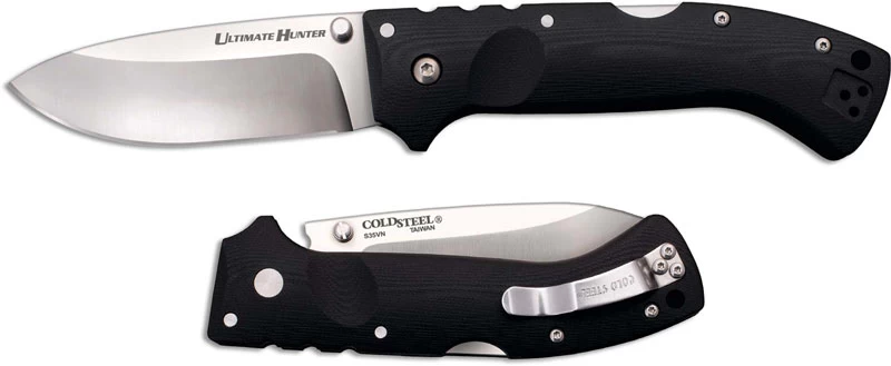 Cold Steel 30U Ultimate Hunter Andrew Demko S35VN Drop Point Black G10 Tri-Ad Lock Folder - Image 2