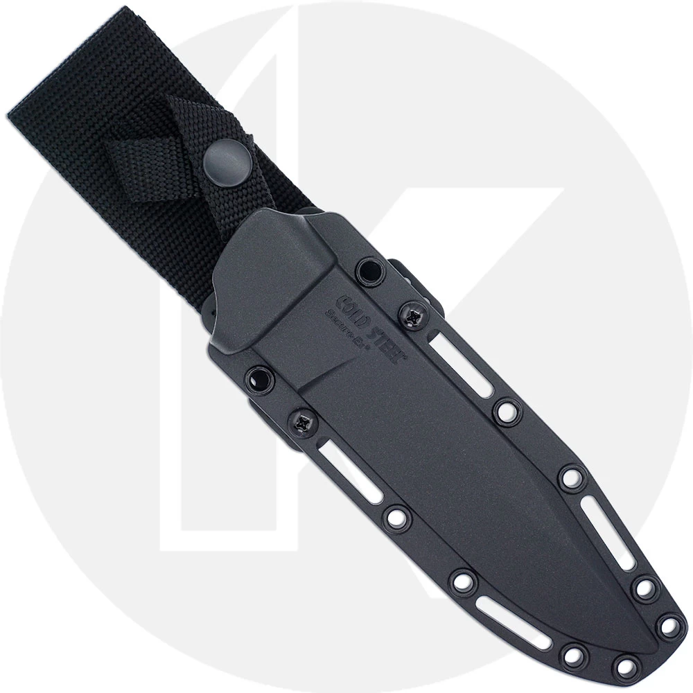 Cold Steel SRK 38CKE - 3V Clip Point Fixed Blade - Black Kray-Ex - Secure-Ex Sheath - Image 2