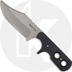 Cold Steel 49HCF Mini Tac Bowie Andrew Demko EDC Clip Point Fixed Blade With Griv-Ex Scales