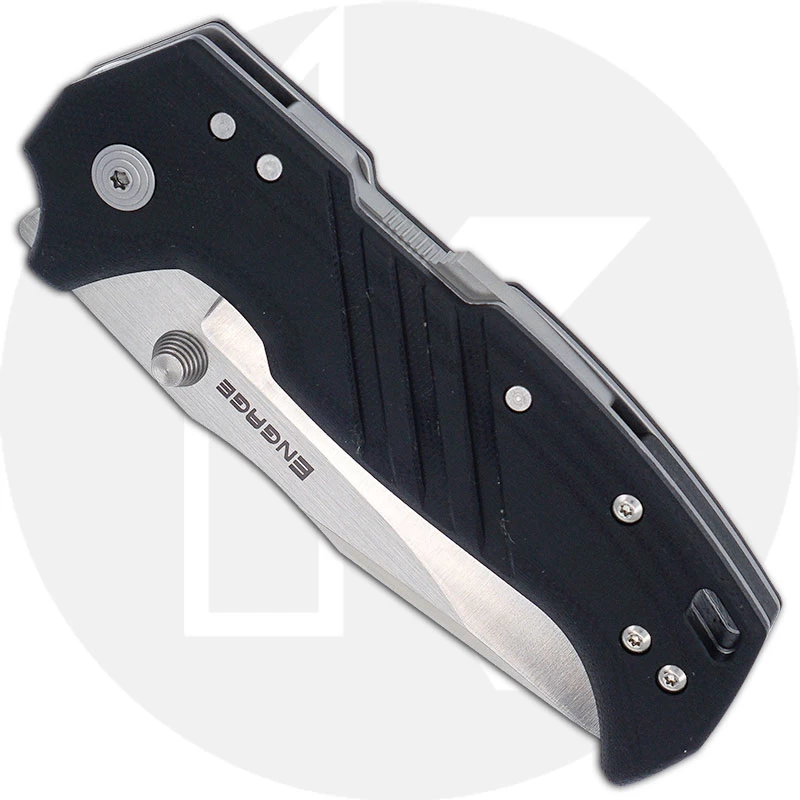 Cold Steel Engage FL-35DPLC - Satin S35VN Clip Point - Black GFN - Atlas Lock Folder - Image 2