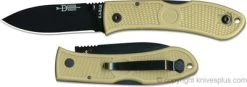 KA-BAR Knives: KABAR Dozier Folding Hunter, Coyote Brown, KA-4062CB