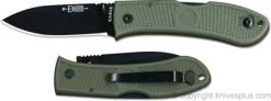 KA-BAR Knives: KABAR Dozier Folding Hunter, Foliage Green, KA-4062FG