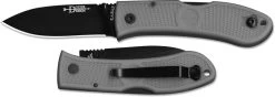 KABAR 4062GY Dozier Folding Hunter EDC Drop Point Gray Zytel Lockback Knife