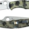 Spyderco Endura 4 Knife C10ZFPGITD - Flat Ground VG10 - Glow In The Dark Zome FRN