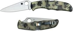 Spyderco Endura 4 Knife C10ZFPGITD - Flat Ground VG10 - Glow In The Dark Zome FRN