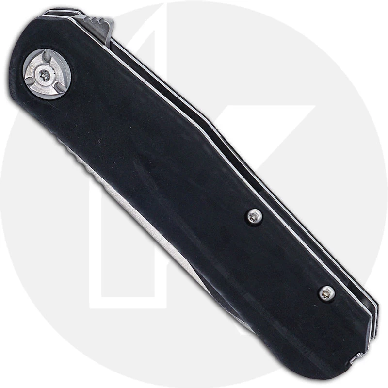 CRKT Mah-Hawk 6535 - Liong Mah Assisted EDC - Satin Drop Point - Black GRN - Flipper Folder - Image 2